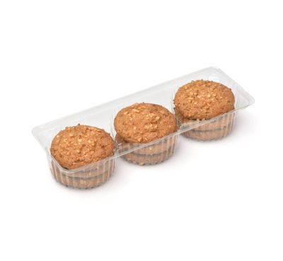 Cookies in a rigid container