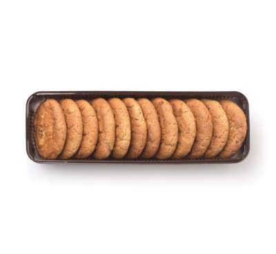 Cookies in a rigid container