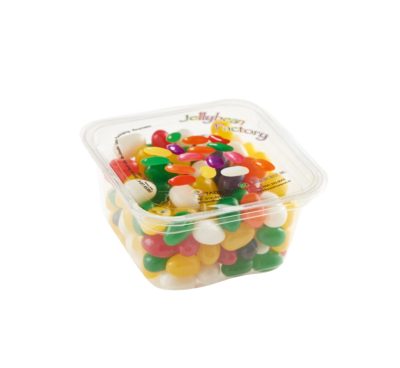 Jelly beans in a resealable container