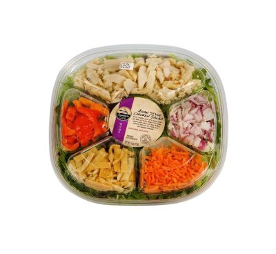 Asian style chicken salad container