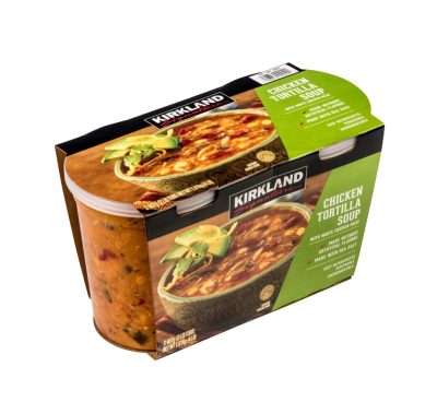 Chicken tortilla soup two-pack container