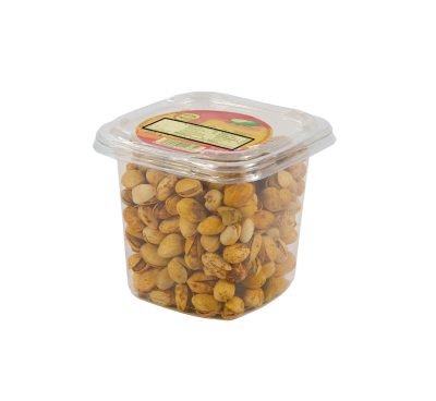 Pistachios in a container
