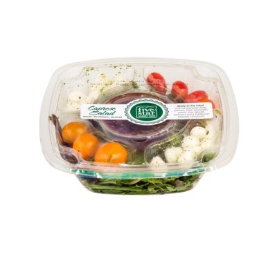 Caprese salad ready meal container