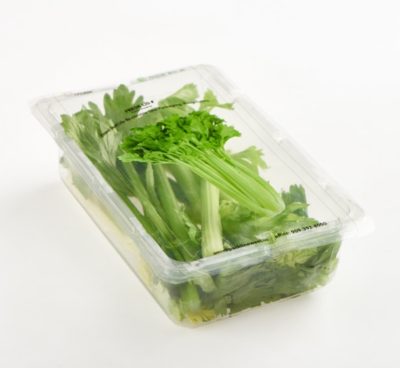 Celery in a resealable container