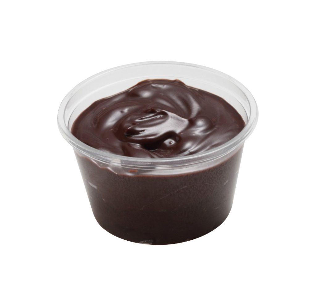 Chocolate pudding cup