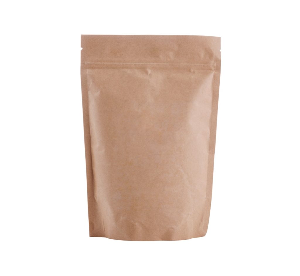Generic brown resealable bag